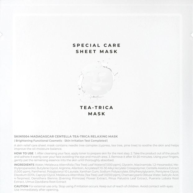 SKIN1004 Madagascar Centella Tea-Trica Relaxing Mask 24ml