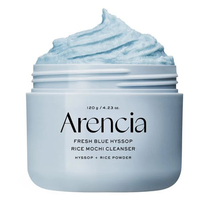 Arencia Fresh Blue Hyssop Rice Mochi Cleanser 120g