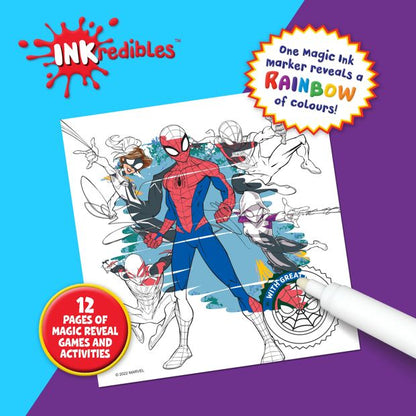 INKredibles Marvel Spider-Man Magic Ink Pictures! - Book
