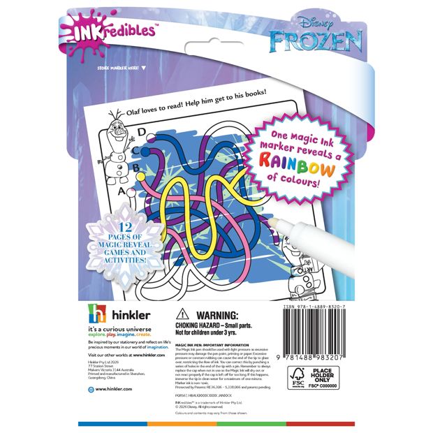 INKredibles Disney Frozen Magic Ink Pictures! - Book