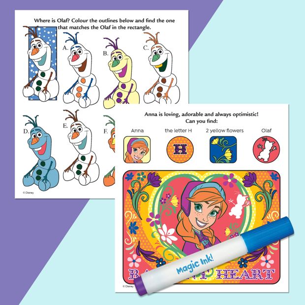 INKredibles Disney Frozen Magic Ink Pictures! - Book