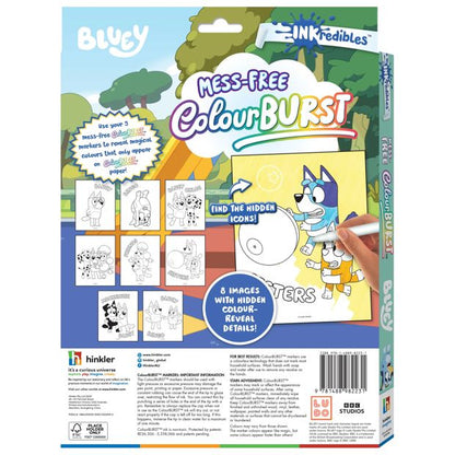 INKredibles Bluey Mess-Free ColourBurst Activity Kit - Book