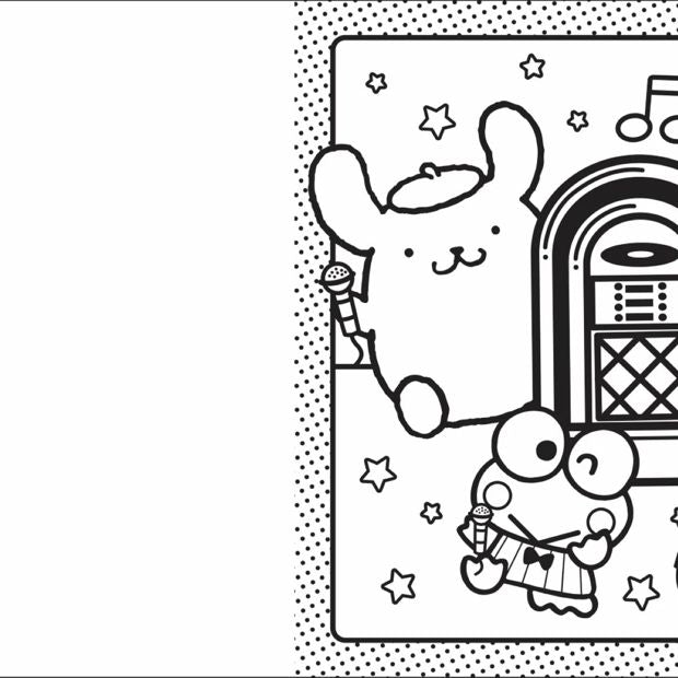 Hello Kitty and Friends: Hello, K-Pop! Cosy Colouring - Book