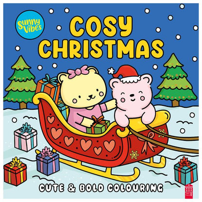 Sunny Vibes: Cosy Christmas Cute and Bold Colouring Book