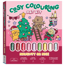 Art Maker Cosy Colouring Art Kit: Naughty or Nice - Book