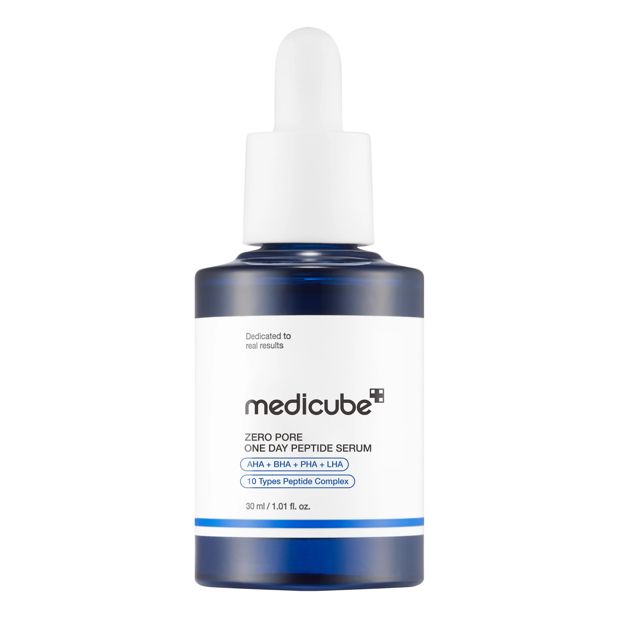 Medicube Zero Pore One Day Peptide Serum 30ml - AHA, BHA, PHA and LHA