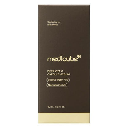 Medicube Deep Vita C Capsule Serum 30ml - Vitamin Water 77% and Niacinamide 5%