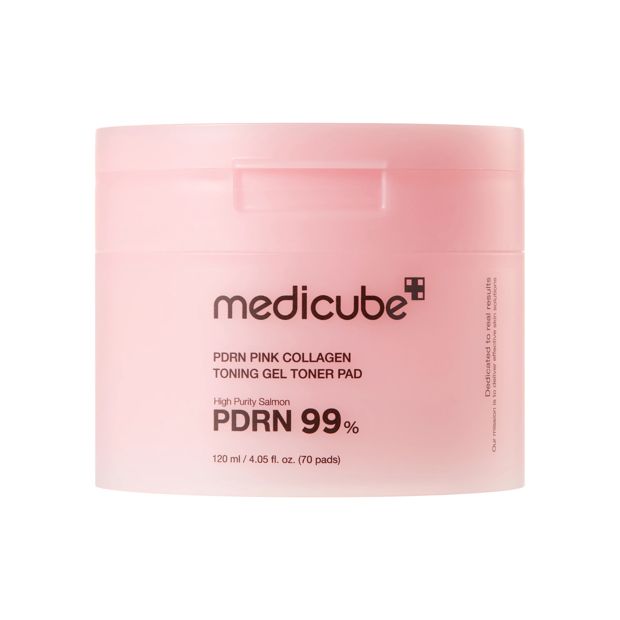 Medicube PDRN Pink Collagen Toning Gel Toner Pad 120ml