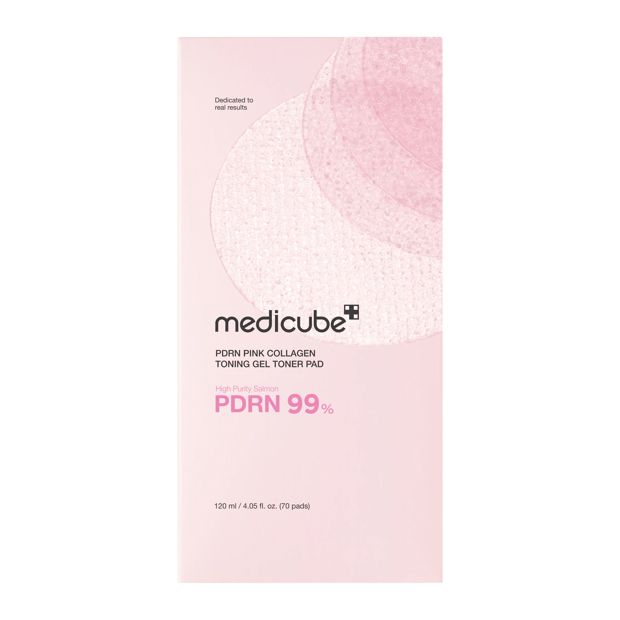 Medicube PDRN Pink Collagen Toning Gel Toner Pad 120ml