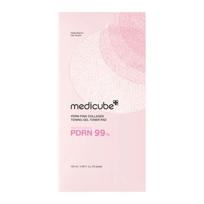 Medicube PDRN Pink Collagen Toning Gel Toner Pad 120ml