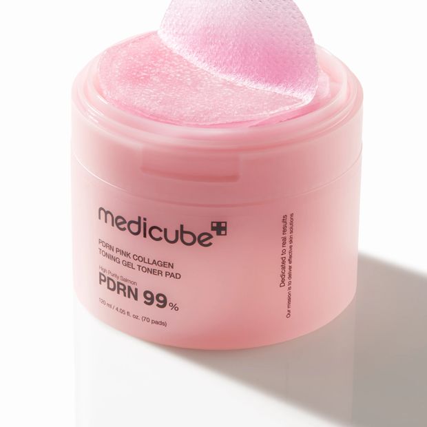 Medicube PDRN Pink Collagen Toning Gel Toner Pad 120ml