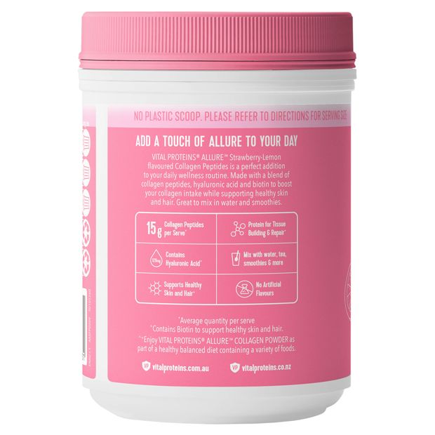 Vital Proteins Allure Collagen Powder 271g - Strawberry-Lemon Flavour