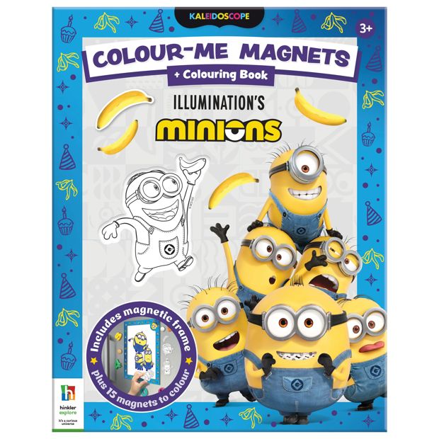 Illumination's Minions: Kaleidoscope Colour-Me Magnets Colouring Book