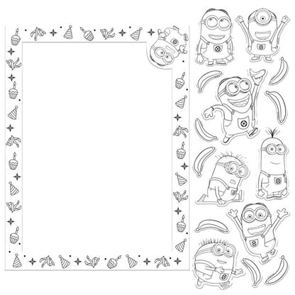 Illumination's Minions: Kaleidoscope Colour-Me Magnets Colouring Book