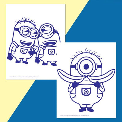 Illumination's Minions: Kaleidoscope Colour-Me Magnets Colouring Book