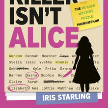 The Killer Isn't Alice by Iris Starling - Book