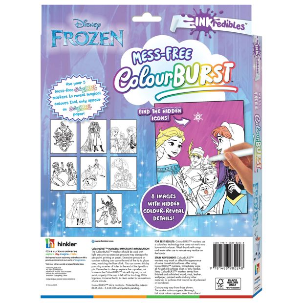 INKredibles Disney Frozen Mess-Free ColourBurst Colouring and Activity Kit