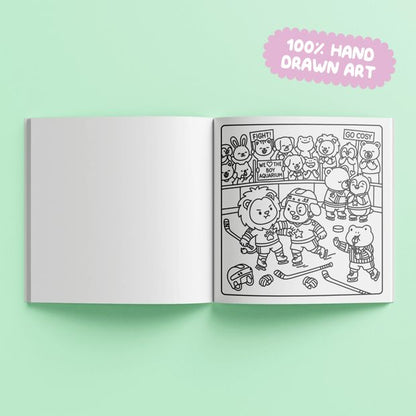Cosy Colouring Sports Day - Book