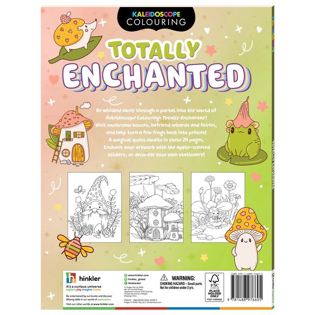 Kaleidoscope Colouring: Totally Enchanted - Book