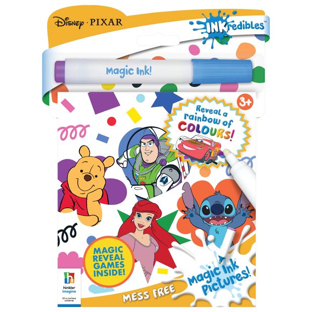 INKredibles Disney Pixar Mess Free Magic Ink Pictures - Book