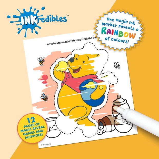 INKredibles Disney Pixar Mess Free Magic Ink Pictures - Book