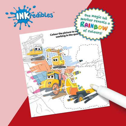 INKredibles Diggers & Dumpers Mess Free Magic Ink Pictures - Book