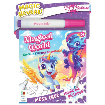INKredibles Magical World Mess Free Magic Ink Pictures - Book