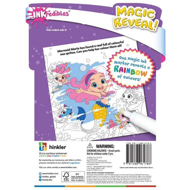 INKredibles Magical World Mess Free Magic Ink Pictures - Book