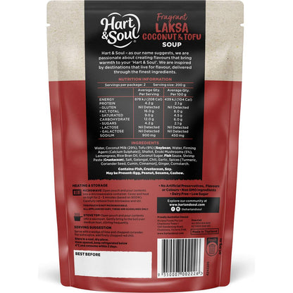 Hart & Soul Laksa Soup Pouch 400g