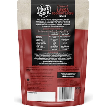 Hart & Soul Laksa Soup Pouch 400g