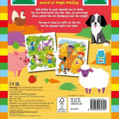 Mess Free Magic Painting: Farm - Book