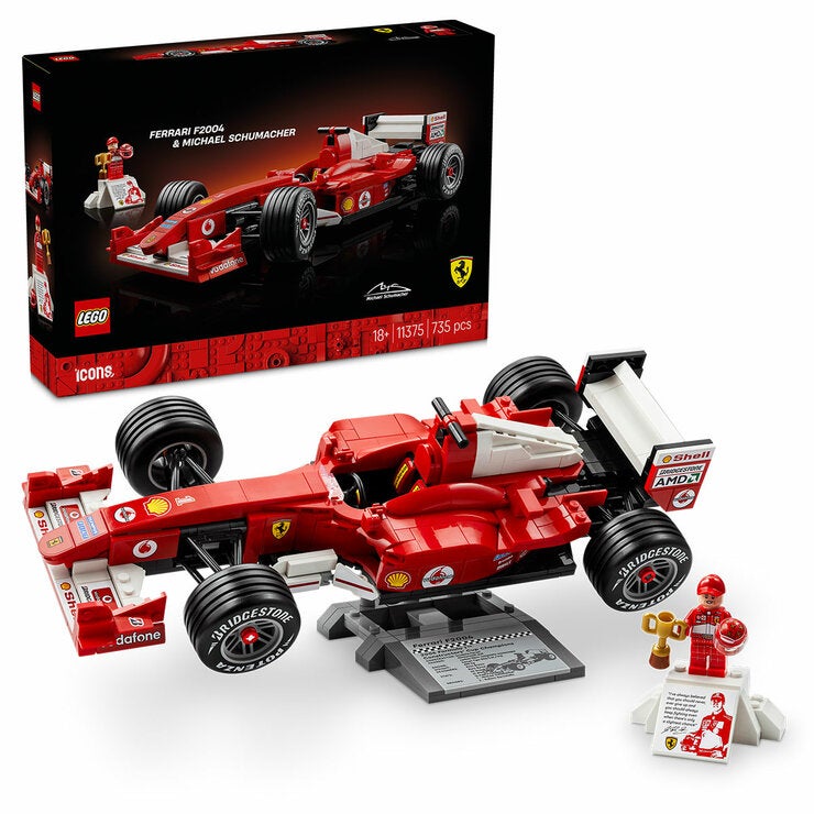 LEGO Icons Ferrari F2004 and Michael Schumacher 11375