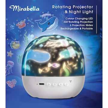 Mirabella Rotating Projector & Night Light each