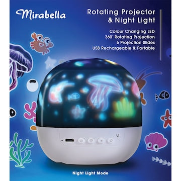 Mirabella Rotating Projector & Night Light each