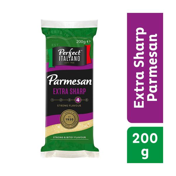 PERFECT ITALIANO CHEESE EXTRA SHARP PARMESAN BLOCK 200G