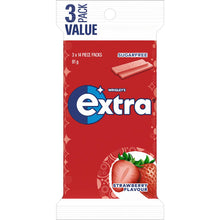 Extra Strawberry Sugar Free Chewing Gum Multipack 42pc 3x27g
