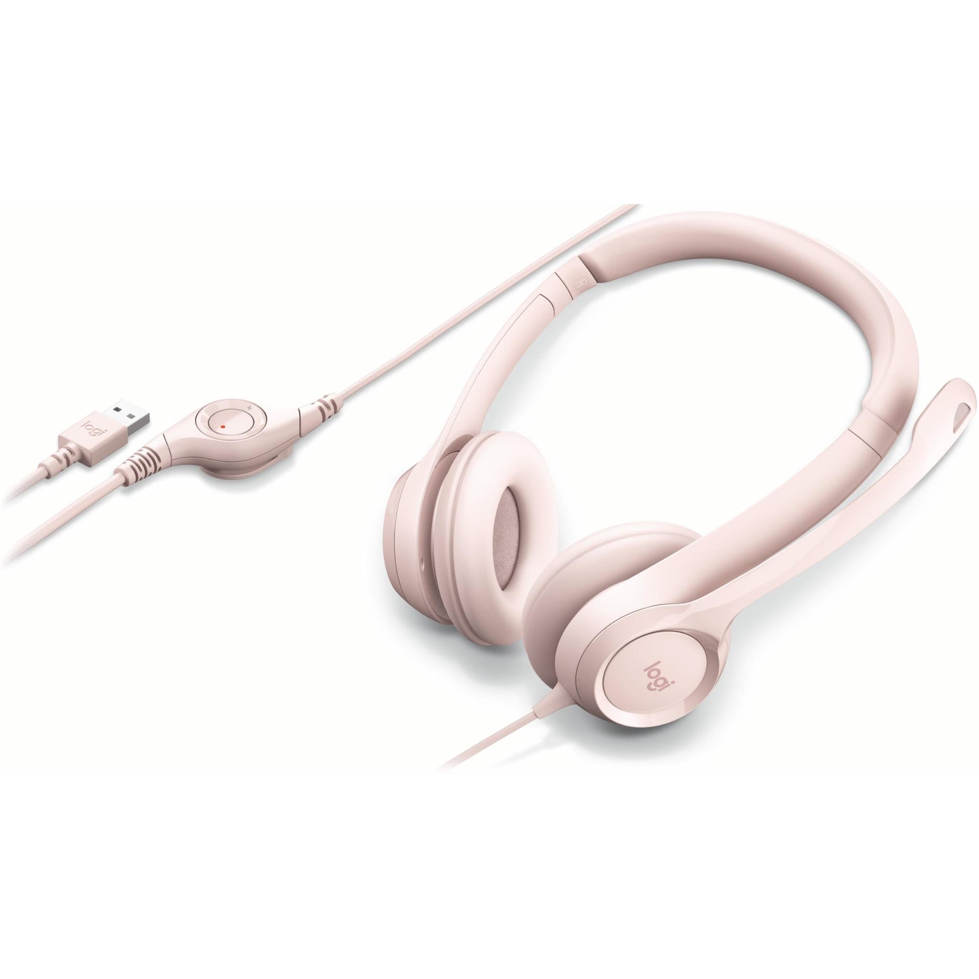 Logitech H390 USB Computer Headset (Rose)