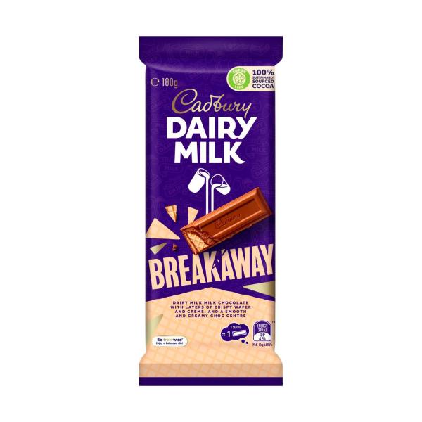 CADBURY DAIRY MILK BREAKAWAY CHOCOLATE BLOCK