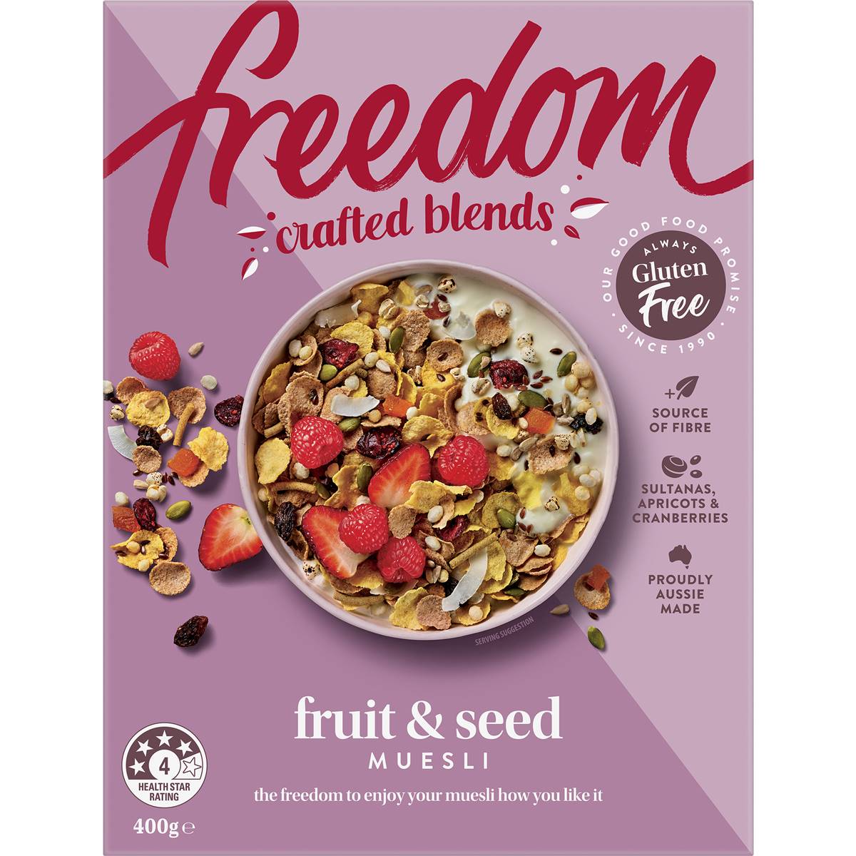 Freedom Fruit & Seed Muesli 400g