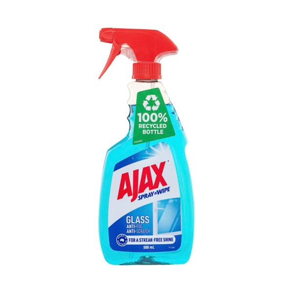 AJAX SPRAY N WIPE GLASS TRIGGER 500ML