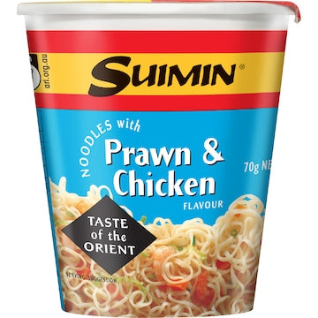 Suimin Chicken & Prawn Noodle Cup 70g