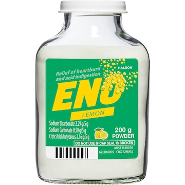 Eno Fruit, Salt Lemon Heartburn & Acid indigestion relief powder 200g