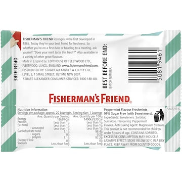 Fisherman's Friend Mints Fresh Sugar Free 25g