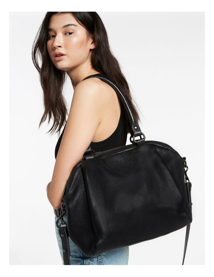 Force of Being Shoulder Bag in Black