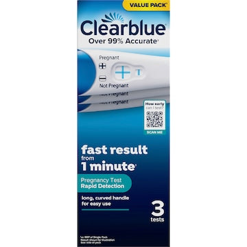 Clearblue Pregnancy Test Rapid Detection 3 pack