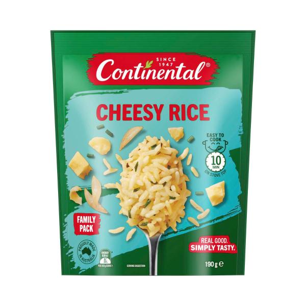 CONTINENTAL RICE FAMILY CHEESY 190G