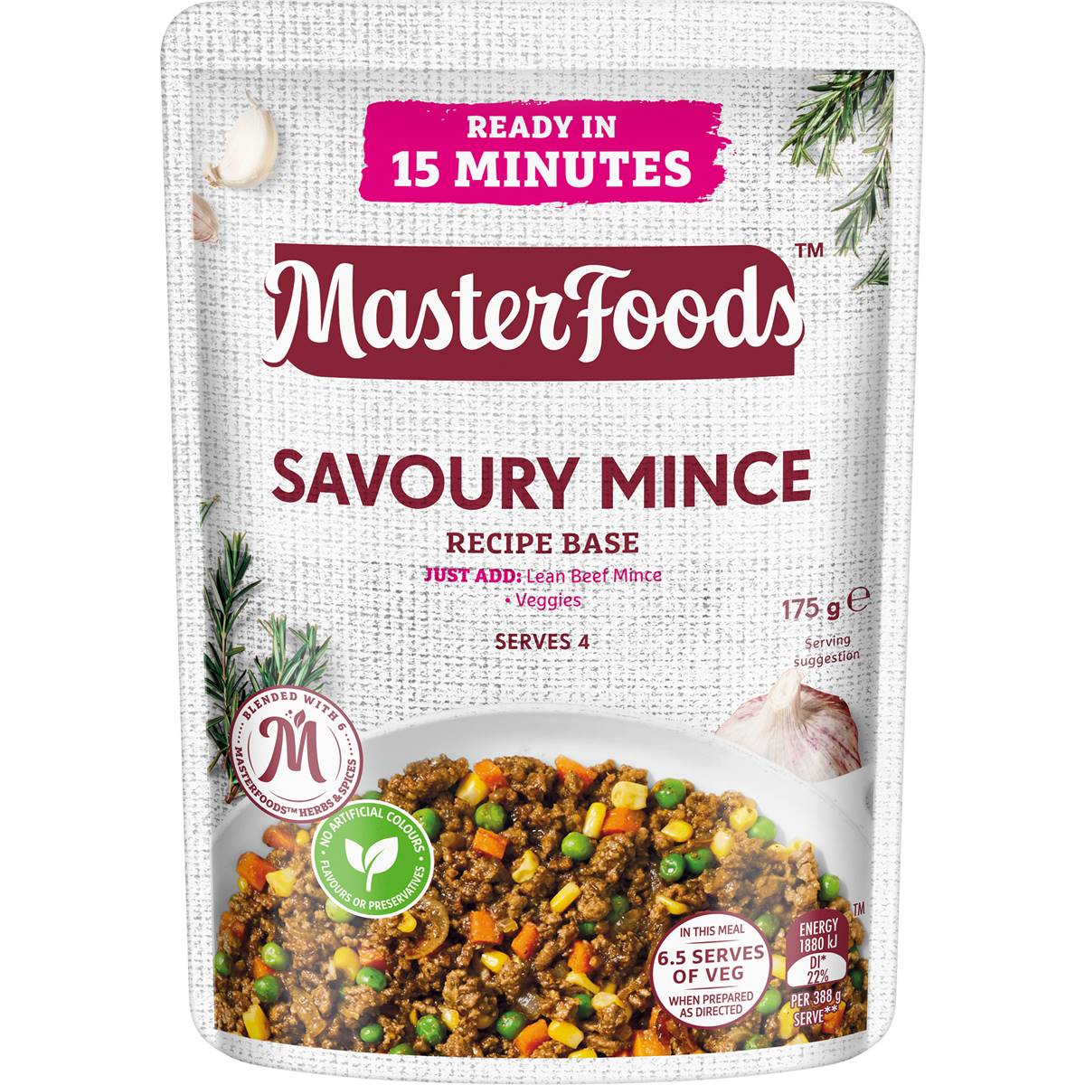 MasterFoods Savoury Mince Recipe Base 175g