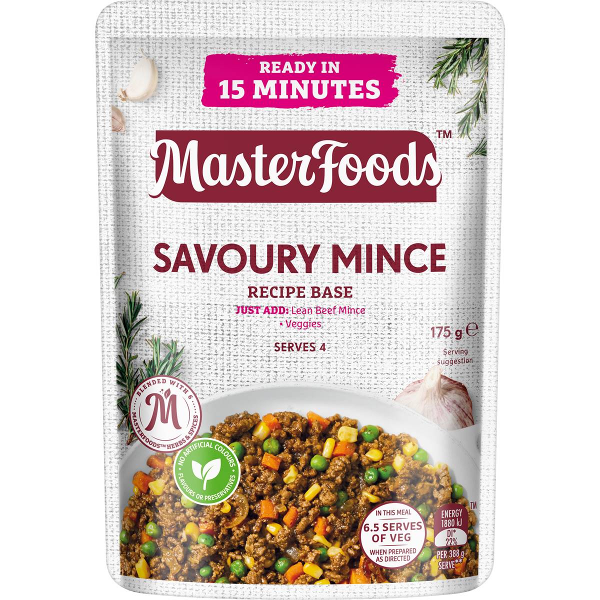 MasterFoods Savoury Mince Recipe Base 175g