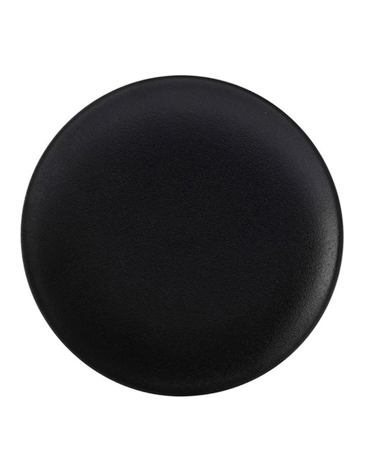 Caviar Coupe Plate 20cm in Black