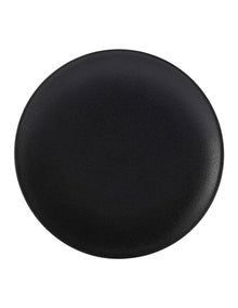 Caviar Coupe Plate 27.5cm in Black
